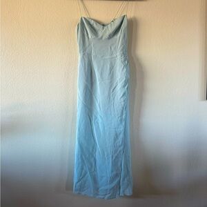 REFORMATION blue maxi / midi dress